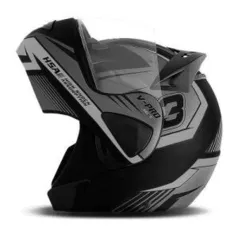 Capacete Robocop Escamoteável Pro Tork V-pro Jet 3