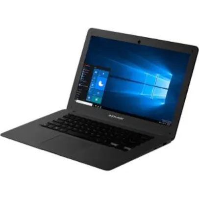 Notebook Multilaser PC122 Intel Atom 2GB 64GB (32GB + 32GB SD) Tela 14" W10 - R$704