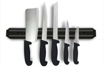 (Prime) Barra Magnética Imã Suporte Facas Cozinha Churrasqueira 50cm | R$ 30