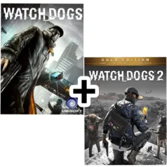 Watch Dogs 1 Standard + Watch Dogs 2 Gold - PC