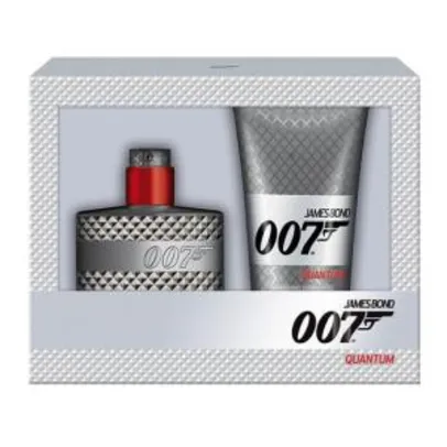 Kit perfume 007 Quantum James Bond Masculino - Eau de Toilette + Gel de Banho - R$51