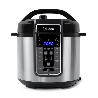 Panela Elétrica Midea de Pressão MasterSteam 6L Inox