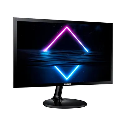 Monitor Samsung Cf350 21.5 Pol. LED Full HD, HDMI + VGA, VESA, Bivolt, Preto - Ls22f350fhlmzd