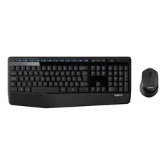 Kit Teclado e Mouse Logitech MK345 Preto