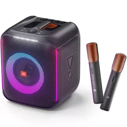 Caixa de Som JBL Partybox Encore 2 (VERSÃO 2 MICROFONES)