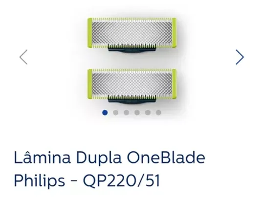 Duas lâminas oneblade 