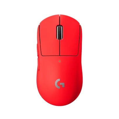 Mouse Gamer Sem Fio Logitech G Pro X Superlight, 25600 DPI, 5 Botões, USB, Vermelho - 910-006783