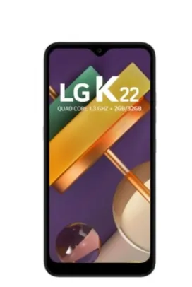 Smartphone LG K22, Titan, 4G 32GB, Tela 6.2, Câm. 13MP