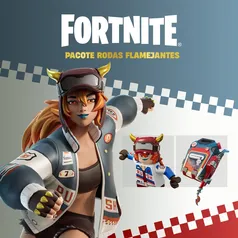 [PS Plus] Fortnite — Pacote Rodas Flamejantes