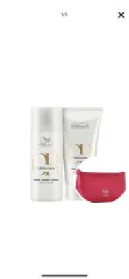 Kit Wella Professionals Oil Reflections Mini Mask (2 produtos )+ Nécessaire