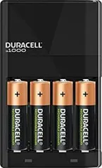 [PRIME] Duracell, carregador de pilhas com 4 pilhas AA