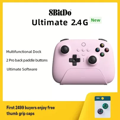 Controle 8bitdo Ultimate 2.4g Controle com doca de carregamento