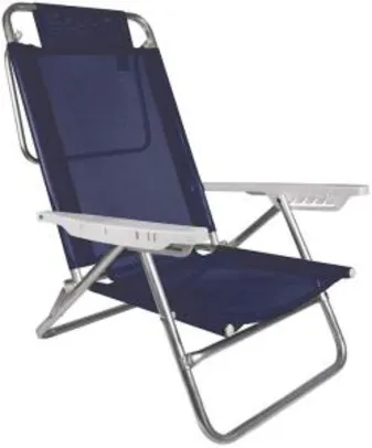[PRIME] Cadeira de praia reclinável Mor Azul Royal