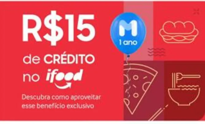 R$15 de Saldo no Ifood com Samsung Members