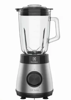 [REEMBALADO] Liquidificador Electrolux EBS30 Aço Inox Preto Copo de Vidro 700W e 5 Velocidades - 220V