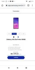 Galaxy S10 Lite 128GB R$1979