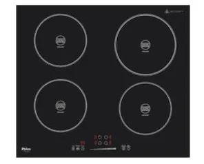 Fogão Cooktop de Indução Philco 4 bocas PCT04P Preto - 220v | R$1.900