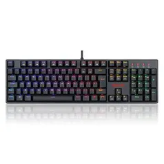 Teclado Gamer Optico Redragon Surara PRO ABNT2 Switch Outemu Blue Opto-Mecanico | R$339