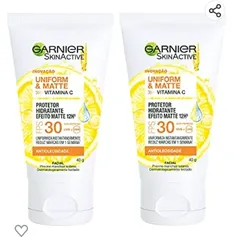 Kit protetor hidratante facial Garnier 30 FPS sem cor