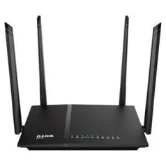 Roteador D-Link Gigabit AC 1200Mbps, 4 Antenas - DIR-825