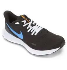 Tênis Nike Revolution 5 Masculino Preto + Azul (somente pelo app)