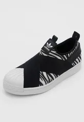 Tênis adidas Originals Superstar Slip On Preto/Branco