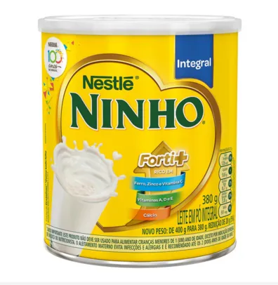 Leite em Pó Integral Nestlé Ninho Forti+ Lata 380g