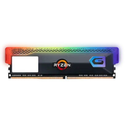 Memória DDR4 Geil Orion RGB, Edição AMD, 8GB, 3000MHz, Gray, GAOSG48GB3000C16ASC