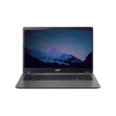 Notebook A315-56-34A9 10 Geração Intel Core i3 1005G1 8GB HD 1TB Tela 15.6 | R$2.634