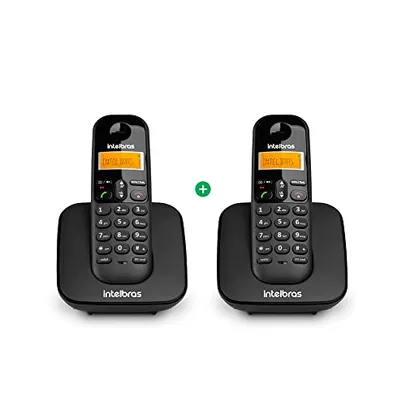 Telefone sem Fio e com Ramal Adicional TS 3112 Preto Intelbras