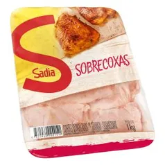 Sobrecoxa de Frango Congelada SADIA Bandeja 1kg | R$7