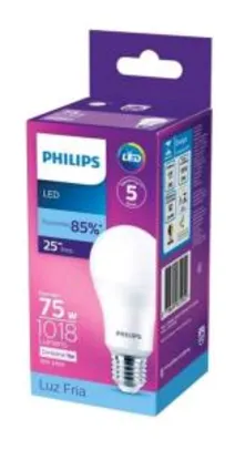 [C.OURO] 8 Lâmpadas LED Philips 11W 6500K E27 (branca fria) | R$83