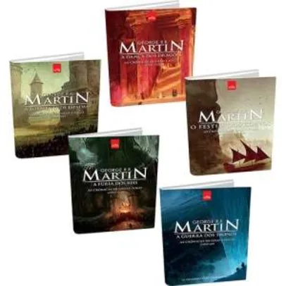 [SUBMARINO] Kit Livros - Game of Thrones - Livros 1,2,3,4 e 5 - R$50