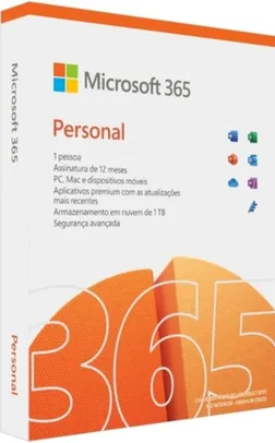 [Ame R$ 64,99/ SC R$ 45,49] Office 365 - Personal