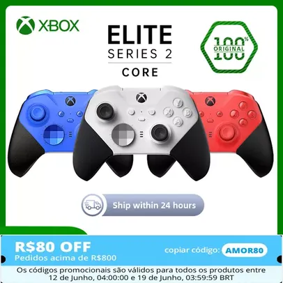 controle Xbox Elite Series 2 + Kit de Paddles e botoes. Leia a descrição.