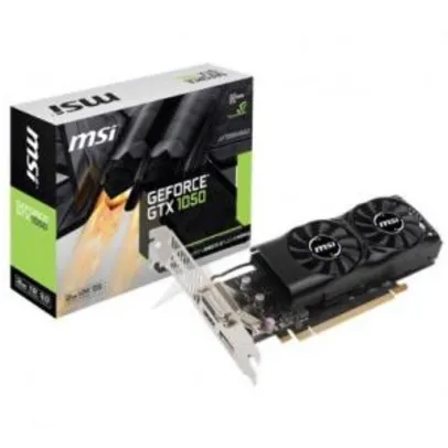 Placa de Vídeo MSI GeForce GTX 1050 2GB Low Profile 2GT LP - R$ 496