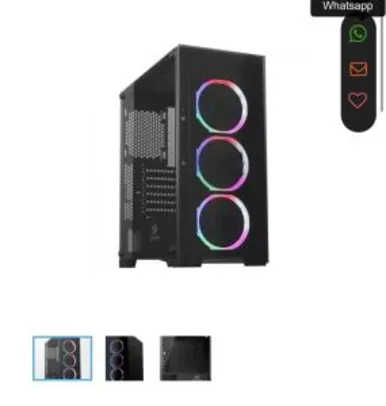 Gabinete Gamer Redragon Mixmaster | R$340