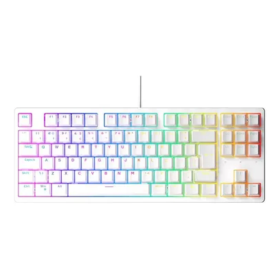 [APP] Teclado Mecânico Gamer Husky Sled, TKL, Branco, ABNT2, RGB, Switch Gateron G Pro Red - HTG500BRVR