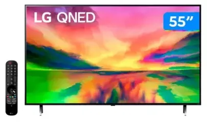 Smart TV 55” 4K QNED LG NanoCell 120Hz 55QNED80SRA