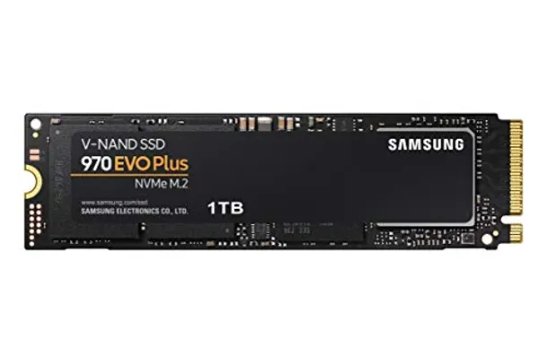 [PRIME] Samsung (MZ-V7S1T0B/AM) 970 EVO Plus SSD 1TB - Interface M.2 NVMe | R$1.220