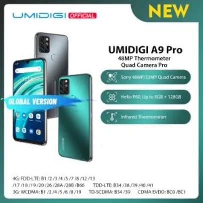 Smartphone UMIDIGI A9 Pro 4GB 64GB | R$689