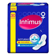 Absorvente Externo Intimus Noturno Suave com Abas 30 Unidades