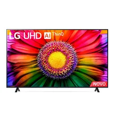 Smart TV 75 Polegadas LG 4K UHD, 3 HDMI, 2 USB, Bluetooth, Wi-Fi, ThinQ AI, Alexa, Google Assistente - 75UR8750PSA