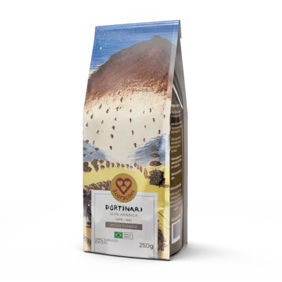 [Leve 3 Pague 2] Café Torrado e Moído Portinari, Notas Florais, Gourmet 3 Corações Pacote 250g