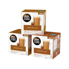 [APP] Combo de Cápsulas Dolce Gusto Au Lait 10 cápsulas - 3 caixas