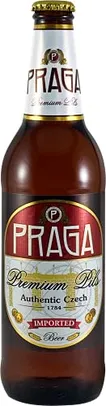 Cerveja Praga, Premium Pils, Garrafa, 500ml 1un