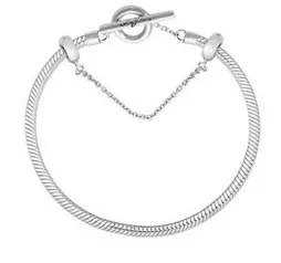 Pulseira Life Fecho T e Corrente de Segurança 17 cm  - Coleção Life Pulseiras