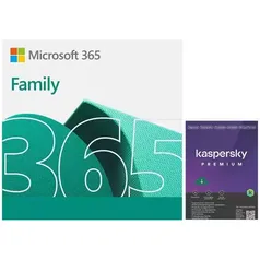 Combo - Microsoft 365 Family + Kaspersky Antivírus Premium