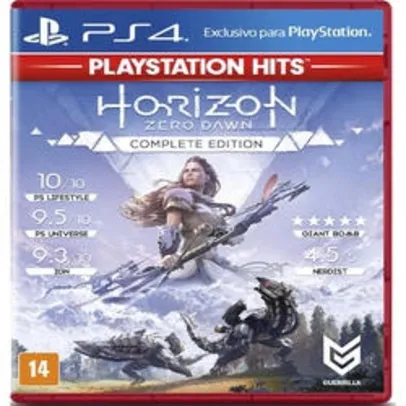 Horizon Zero Dawn - Complete Edition Hits - PS4 - R$49,90