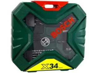 Kit de Acessórios X-Line 34 Peças - Bosch - R$49,90